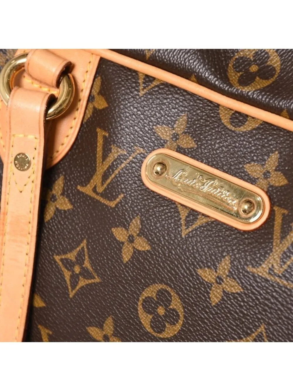 Louis Vuitton Montorgueil GM Shoulder Bag Brown Monogram Canvas Gold